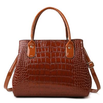 China High Quality Water Resistant Woman Shoulder Bag Crocodile Leather Bag Handbags For Ladies for sale