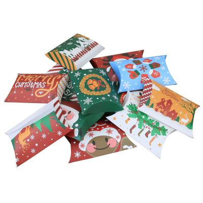 China Kraftpapier-Nahrungsmittelpapierverpackenkissen-Süßigkeits-Kasten Soem-ODM des Weihnachten250g zu verkaufen