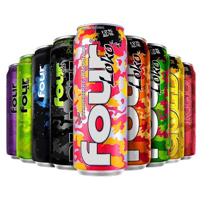 China Four Loko 695ml Cocktail Drinks Packaging Empty Aluminum Cans 24oz for sale