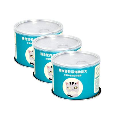 Cina 77*99mm Cat Food Cans Tins vuota di alluminio HD hanno placcato la stampa in vendita