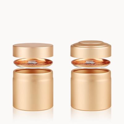 China Latas de aluminio reciclables de oro del té 50ml que empaquetan 50*50m m los 50*53cm en venta