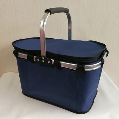 China Weight Capacity: High Quality Double Handle Supply 10KGS Basket Cooler Manufacturer Portable Shopping Basket for sale