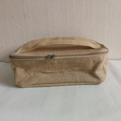 China Weight Capacity: 1KG China Cheap High Quality Fashion Tote Bag Portable Natural Jute Lunch Bag for sale