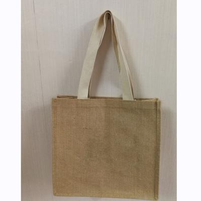 China Weight Capacity: Manufacturer 1KG wholesale camping portable large capacity natural fashion jute lunch bag for sale