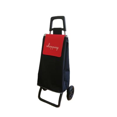 China Wholesale Weight Capacity Fashionable Shopping Mall Cloth Bag Trolley Folding Portable Shopping Trolley Shopping Trolley for sale