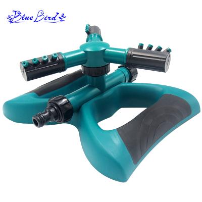 China Many product can joint together 3 arm plastic water jet sprinkler for lawn for sale