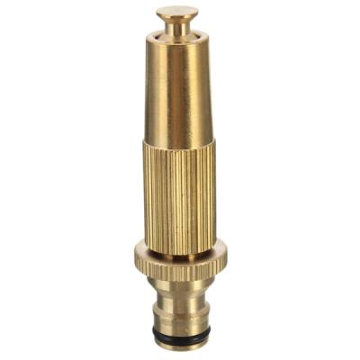 China Spray Water Brass Quick Connector Adjustable Water Jet Nozzle for sale