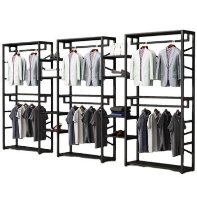 China Other Boutique Design Concept Custom Booth Clothing Display Rack for sale