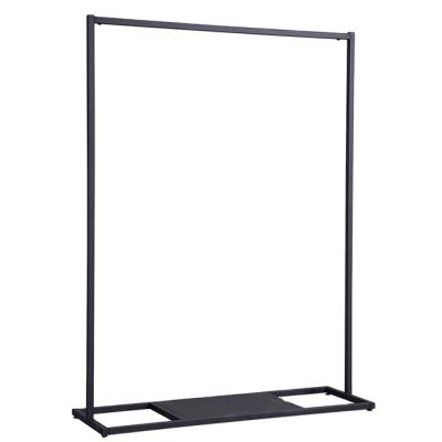 China Other High End Jeans Store Inner Clothes Rack Display Rack Design White Clothes Display Rack for sale