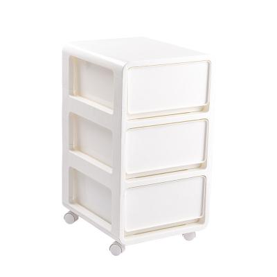 China With Wheels Simple White With Wheels Bathroom Storage Shelf Bathroom Shelf Toilet Shelf Shelf Storage for sale