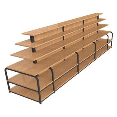 China New Customized Supermarket Shelves Accessories Grocery Shelves Fashion Supermarket Shelves Double Sided for sale