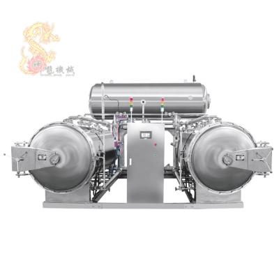 China Food And Beverage Industrial Steam Sterilization Horizontal Water Immersion Retort Autoclave For Food Canning for sale