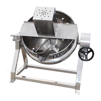 China Industrial Automatic Cannery Cooker with Commercial Blender Mixing Kettle Tilting Kettle Food Mixer for sale