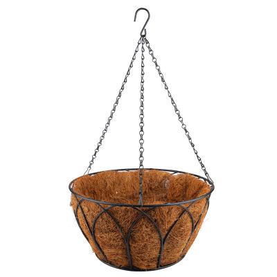 China CLASSIC Premium wholesale newly designed outdoor heavy hanging flower basket for sale