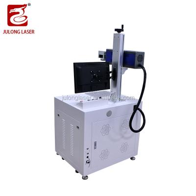 China Portable desktop rf 20W 30W 50W 60W automated loading galvo CO2 laser marking machine for pet bottles leather wood CO2 for sale