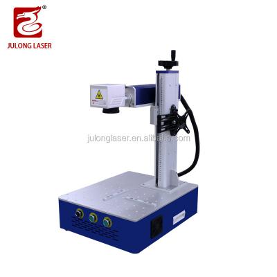 China New 20w Fiber Laser Engraver Automated Loading Spotting Machine for Small Business Gun and Jewelry Gun Industry Engraving with 200*200mm for sale