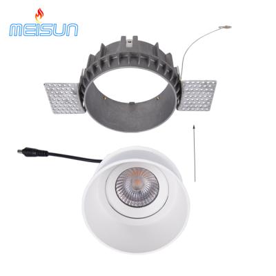 China Adjustable Led Lighting Commercial IP20 Trimless Led Recessed Downlight for sale