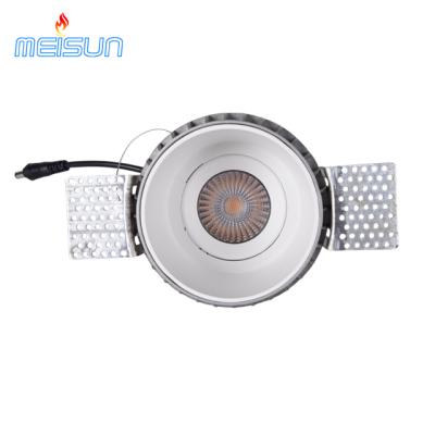 China Wholesale Price 10W Adjustable Trimless Easy Installation Dimmable Led Downlight for sale