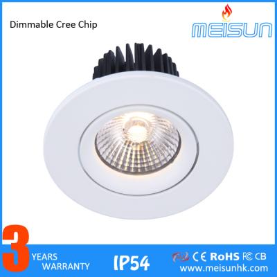 China adjustable & High quality hot sale 50mm non-adjustable 5W cutout led downlight price for sale