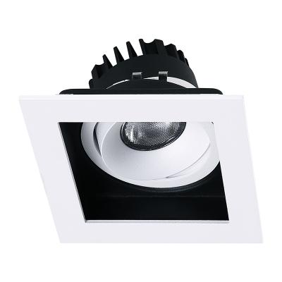 China Best Selling Traditional 7W Square Shape AC85-265V Anti Glare LED Recessed Ceiling Down Light for sale