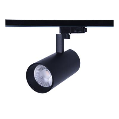 China 2020 hot sale hotel modern track lighting 30W 35W led track light COB 4 wire 3 phase track lighting for sale