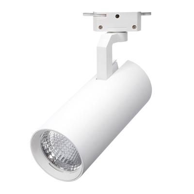 China Modern High Lumen 1700LM 20W COB Round Shape LED Track Light For Commercial Lighting for sale