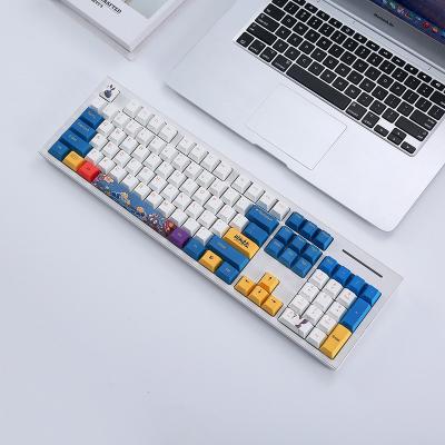 China Computer Keyboard Guochaofeng theme mechanical game keyboard key cap PBT heat sublimation OEM full set of key caps for sale