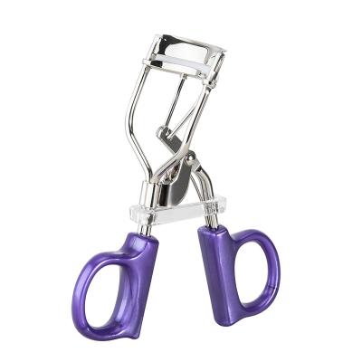 China Free Sample Dropshipping Products Disposable Purple Stainless Steel Lash Curler Metal Eyelash Curler Eyelash Curlers for sale