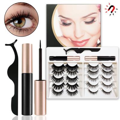 China False Deep Mink False Eyelashes Other Eye Beauty Dropshopping Loop Strip Russian Eyelash Extensions Highlights Volume Eyeliner False Lashes Kit for sale