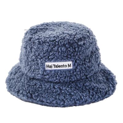 China COMMON style soft warm popular pure color Korea autumn winter woolen bucket hats for girls for sale