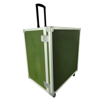 China Customized products Instrument Equipment Case Shockproof Aviation Box Material Aluminum Alloy Factory Military Green Waterproof Case Carton Tool Set for sale