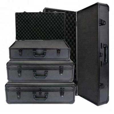 China Recyclable Tool Cases Ammo Can Sport Card Eva Fabric Pre Cut Foam Solid Foam Nylon Velvet Low Price Recyclable Black Aluminum Rack Case 1pc for sale