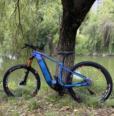 China Carbon fiber E bike Enduro new overseas stock 29 inch 48v 250w/350w assistted EU warehouse powerful ebike mountain city electric bicycle for sale