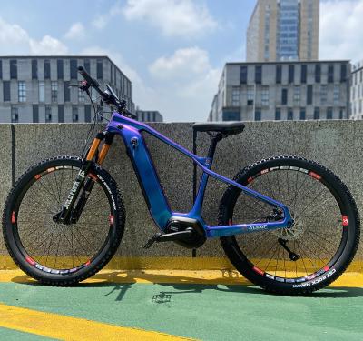 China 2022 Carbon Fiber New Carbon Mtb E Bike Cheapest carbon ebike 29 inch 48v 250w/350w assistted mountain powerful ebike city electric bicycle for sale