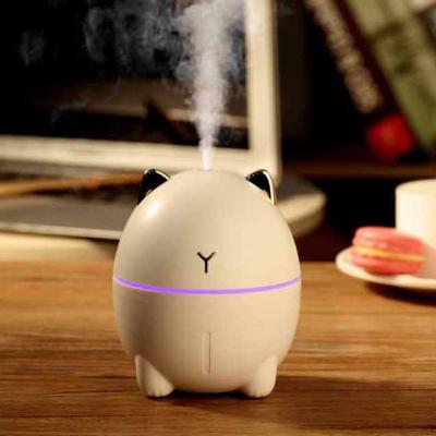 China 2022 Nebulizing Prevention Dry Burning Ultrasonic Diffuser Machine Mini Kid Humidifier Portable Cool Mist With Night Light for sale