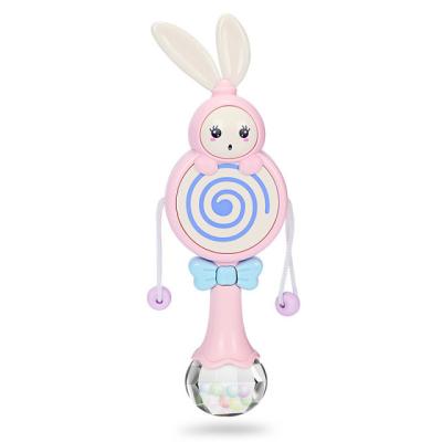 China Amazon Baby Toys ABS Early Educational Musical Newborn Musical Rattle Plastic Rattle Toys for sale