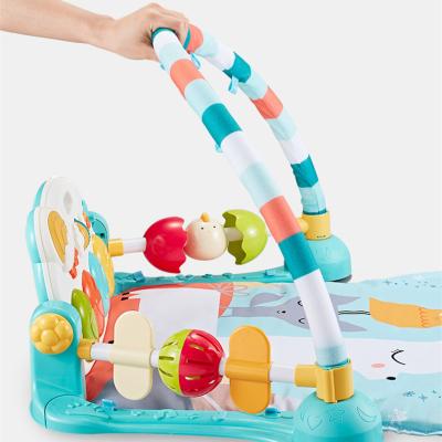 China Picnic Point 3 IN 1 Kids Rocking Chair Gym Mat Toys Infant Baby Play Musical Mat with Piano for sale