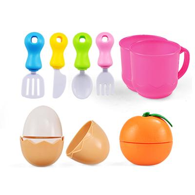 China Plastic Cutting Fruit Vegetables Pretend Play Kids Kitchen Toys Kids Play House Toy Pretend Play Set Kids Educational Toys for sale