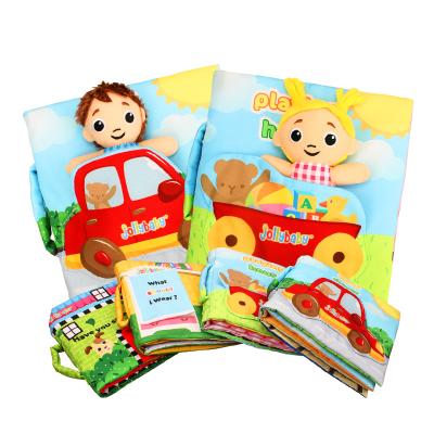 China Early Education Paper Cloth Detachable Doll Cloth Book Soft Cloth Baby Book Designer For Early Education for sale