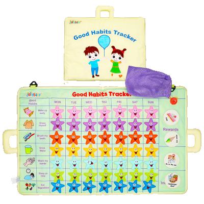 China Knowledge Training Jollybaby Sticker Books Juguetes Montessori Busy Board Early Education Baby Cloth Book for sale