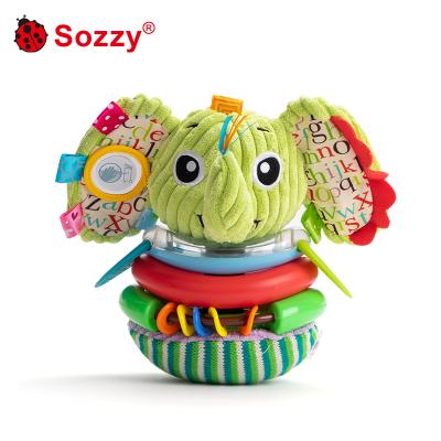 China Eco-Friendly Non-Toxic Other Baby Toys 0 6 Months Woodlouse Wobble Toy Activity Toys Cloth Doll Plush Toy for sale