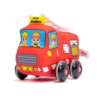 China Wholesale Plush Pull Back Toy Jollybaby Boys Amazon Toy Kids Toys Pull Back Wheel Set Car Toy for sale