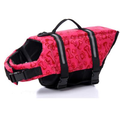 China High Quality Custom Portable Water Safety Life Jacket Oxford Cloth Dog Floating Life Vest For Sale for sale