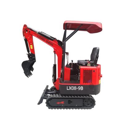 China Factory Farm Equipment 0.8 Ton Mini Excavator For Sale LX08-9 for sale