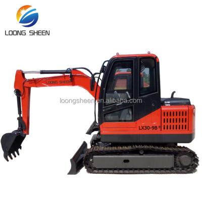 China Hotels 3.5 ton crawler excavator with famous brand engine and low price for sale