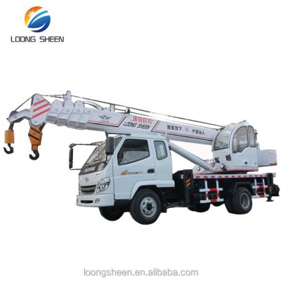 China Ton Mini Lifting Crane Fassi Crane 8 Type High Truck Crane For Sale LXQY-8 for sale