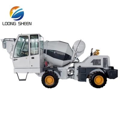 China Self Loading Concrete Mixer With Pump Concrete Mixer Truck 1.2 1.5 2.6 3.5 4.0 CBM LXJB150 for sale