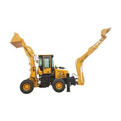 China Hotels Mini Backhoe Wheel Loader Articulated Backhoe Loader LX30-25 for sale