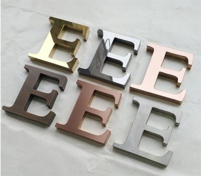 China Buildings Custom Stainless Steel 3d Letter Metal Channel Letter Advertising Logo Sign for sale