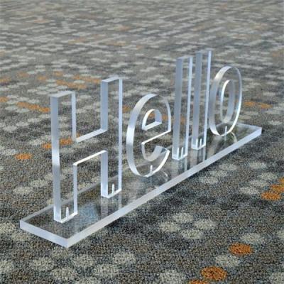 China Buildings Store Office Front Acrylic Letter Sign Letter Signs Channel Acrylic Alphabet Logo for sale